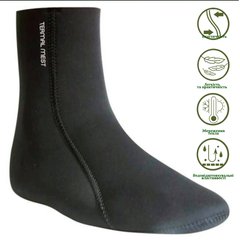 Чоловічі вологозахищені Термоноски ENSAR / Неопренові Шкарпетки чорні розмір 39 sd1107bls-39 фото
