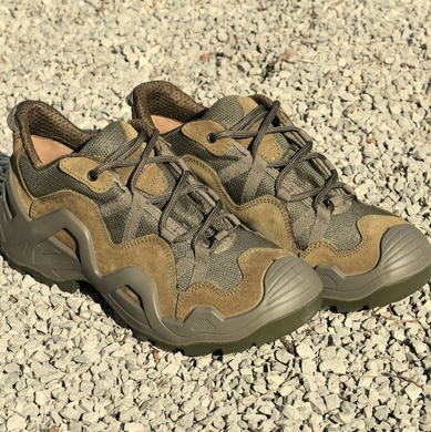 Мужские Тактические Кроссовки Vaneda / Легкая обувь нубук хаки размер 43 90008bls-43 фото