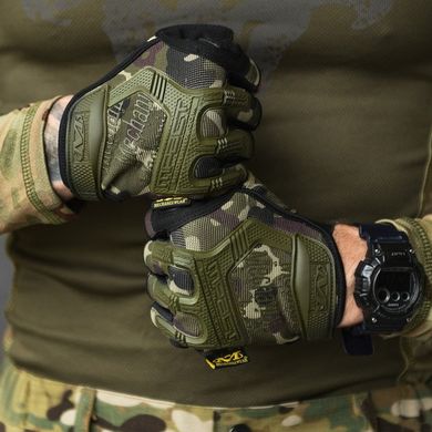 Беспалые перчатки Mechanix M-Pact Fingerless с защитными накладками мультикам размер M buy87174bls-M фото