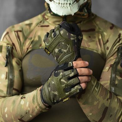 Беспалые перчатки Mechanix M-Pact Fingerless с защитными накладками мультикам размер M buy87174bls-M фото