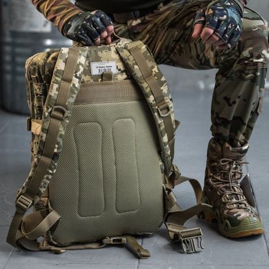 Рюкзак 35 л "Single Sword" с системой Molle / Ранец с встроенным карманом для гидропакета пиксель buy83251bls фото