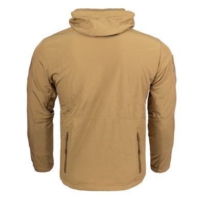 Тактична куртка Soutenu Softshell з липучками під шеврони койот розмір S тмс01917bls-S фото