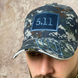Бейсболка 5.11 Tactical с липучкой под шеврон голубой пиксель One Size 1347200648bls фото 6