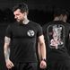 Футболка Sparta Girl з принтом на грудях та спині чорна розмір XL buy91682bls-XL фото 1