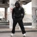 Спортивний костюм на флісі Худі + Штани з принтом чорний розмір M buy97824-M фото 6