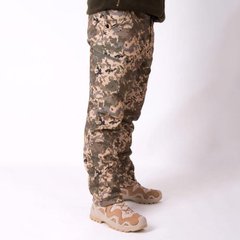 Мужские демисезонные Брюки Softshell с дополнительными карманами и повышенным поясом / Крепкие водонепроницаемые Брюки на флисе пиксель размер 46 nh205bls-46 фото