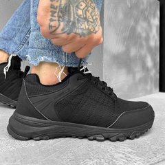 Мужские зимние кроссовки с резиновой подошвой и меховой подкладкой черные размер 42 buy56006bls-42 фото