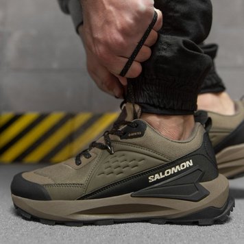 Термо кросівки Salomon Gore-Tex зі вставками Cordura хакі розмір 41 buy90026bls-41 фото