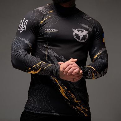 Лонгслив Mantis LS Combat Rashguard Intelligence черный размер S-M buy97917-S-M фото