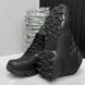 Мужские зимние кроссовки "Profisport" меховая подкладка / Утепленная обувь из термоткани черная размер 41 buy56751bls-41 фото 3