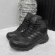 Мужские зимние кроссовки "Profisport" меховая подкладка / Утепленная обувь из термоткани черная размер 41 buy56751bls-41 фото 1