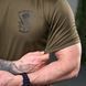 Потоотводная футболка Водитель с принтом на груди и спине олива размер 2XL buy92787bls-2XL фото 5