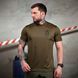 Потоотводная футболка Водитель с принтом на груди и спине олива размер 2XL buy92787bls-2XL фото 2