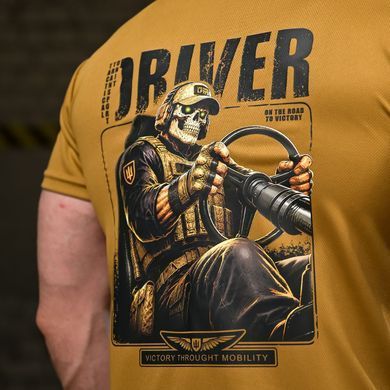 Комплект Selion з принтом Driver Футболка + Шорти койот розмір M buy96522bls-M фото