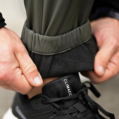 Брюки-джоггеры Mendos SoftShell олива + Подарок Ремень черный размер M buy94230bls-M фото