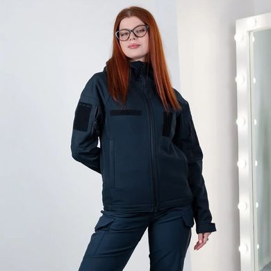 Жіноча тактична куртка з капюшоном Softshell Striker синя розмір 2XS mil20040bls-2XS фото