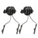 Адаптери для кріплення навушників MSA Sordin на шолом ARC чорні 8,6х3,7х2,6 см for00494bls-ч фото