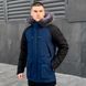 Чоловіча зимова Парка Pobedov Seniora Udacha Gray Чорна з темно-синім розмір S pobOW55982622badbbls-S фото 1