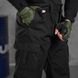 Чоловічі міцні Штани з Накладними кишенями на липучках / Щільні Брюки ріп-стоп чорні розмір M 50414-bls-M фото 6