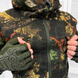 Легкий Мужской Костюм Куртка с капюшоном + Брюки / Форма камуфляж с имитацией листьев размер M 14959bls-M фото 5