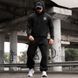 Спортивний костюм на флісі Худі + Штани з принтом Рись чорний розмір M buy97822-M фото 2