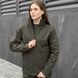 Жіноча Демісезонна Куртка "Pobedov Shadow" Soft Shell на мікрофлісі хакі розмір S pobOWku2 875khbls-S фото 1
