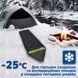 Зимовий спальний мішок з капюшоном та чохлом до -25&deg;C олива 230 х 95 см nh181bls фото 2