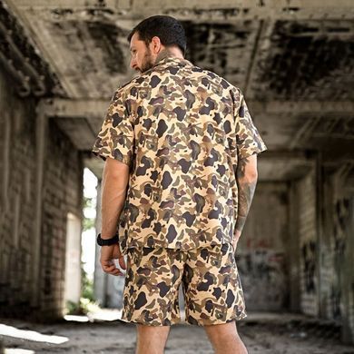 Комплект Oblivion Tactical Camo Palm Сорочка з коротким рукавом + Шорти коричневий розмір S-M buy92986bls-S-M фото