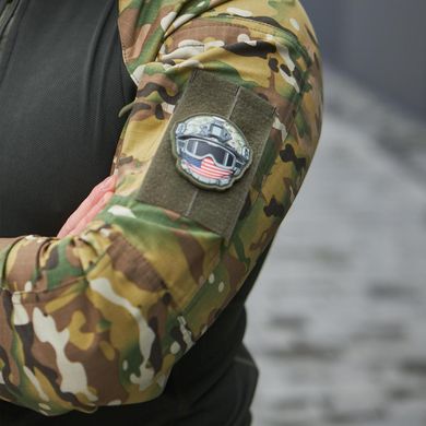 Чоловічий убакс Military ріп-стоп з липучками під шеврони мультикам розмір S bkrML-3bls-S фото