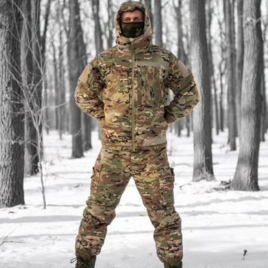 Зимний костюм Zonda Куртка + Штаны рип-стоп с утеплителем Thinsulate мультикам размер S 53566bls-S фото