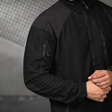 Флисовая кофта Light Grid черная размер S buy97220bls-S фото