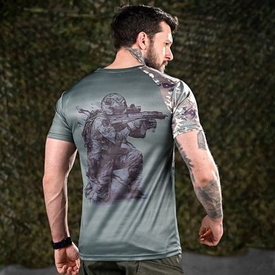 Потоотводная футболка Coolmax с принтом Punisher USA олива мультикам размер XL buy85566bls-XL фото