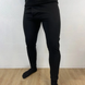Чоловіча щільна Термобілизна до -20°C / Теплозберігаючий костюм Кофта з високою горловиною + Штани чорний розмір L 1090bls-L фото 3