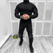 Чоловічий міцний Костюм SWAT Убакс + Штани з Наколінниками/ Польова Форма ріп-стоп чорна розмір M 14393bls-M фото 7