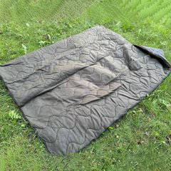 Спальный мешок Конверт с капюшоном на флисе хаки размер 220 х 73 см for01294bls фото