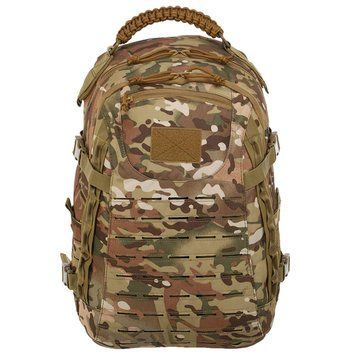 Походной Рюкзак Cordura 40 л с системой Molle и паракордовой ручкой мультикам for01226bls фото