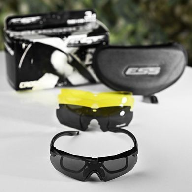 Тактические очки ESS Crossbow U.S. Military Kitk с футляром черные buy91710bls фото
