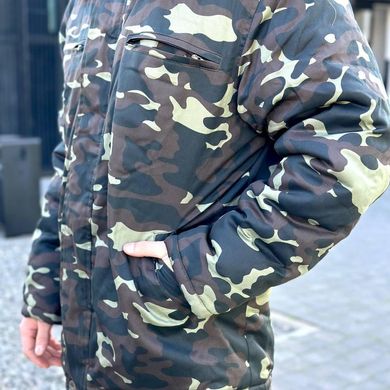 Чоловіча зимова Куртка B&L "Дубок" із функціональними кишенями / Водонепроникний Бушлат на хутрі мультикам розмір S for00148bls-S фото