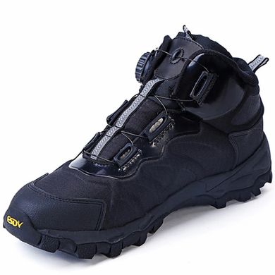Ботинки Ciclop с автошнуровкой и рифленой подошвой черные размер 39 sd3153bls-39 фото