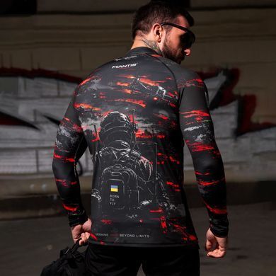 Лонгслив Mantis LS Combat Rashguard FPV Operator черный размер S-M buy97836-S-M фото
