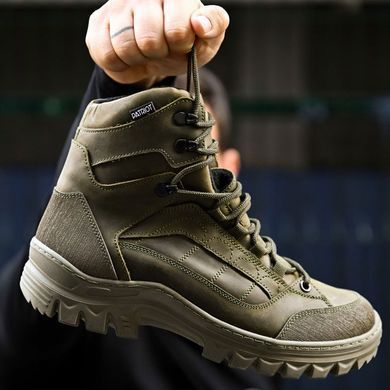 Тактические Берцы KMS Patriot Extreme из натуральной кожи на флисе олива размер 40 buy89571bls-40 фото