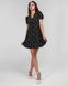 Платье паплин черное с цветочным принтом размер S buy87882bls-S фото 3