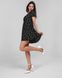 Платье паплин черное с цветочным принтом размер S buy87882bls-S фото 4