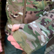 Утепленная мужская флисовая кофта с капюшоном и липучками под шевроны / Флиска с принтом мультикам размер M 50265bls-M фото 7