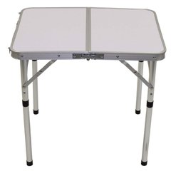 Складаний туристичний алюмінієвий стіл MFH Camping Table сріблястий for01063bls фото