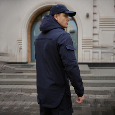 Куртка з капюшоном Intruder Softshell синя розмір S int1590399982bls-S фото