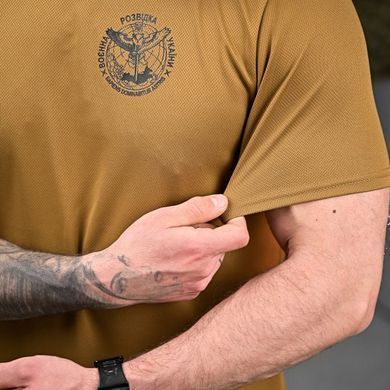 Потоотводная футболка Oblivion Tactical с принтом ГУР койот размер S buy92190bls-S фото