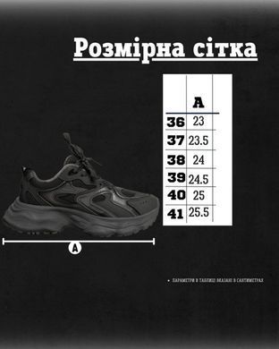 Жіночі утеплені кросівки Dark Grey Winter розмір 36 buy89114bls-36 фото