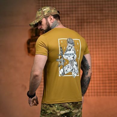 Потовідвідна футболка Selion з принтом Only Guns койот розмір 2XL buy96250bls-2XL фото