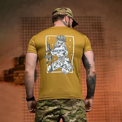 Потовідвідна футболка Selion з принтом Only Guns койот розмір 2XL buy96250bls-2XL фото